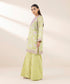 Women's Pret Lawn Green Embroidered A-Line Shirt